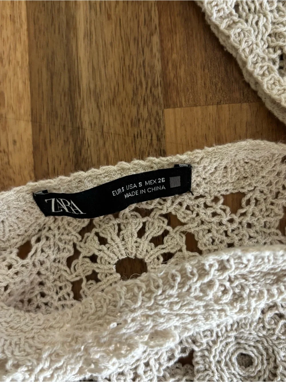 ZARA Crochet Top
